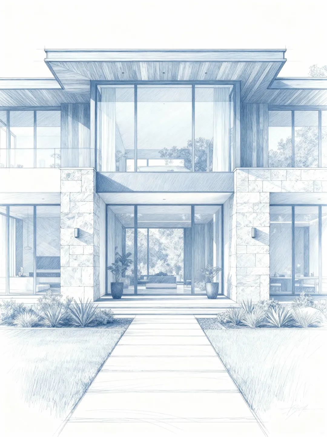 Architectural rendering of the same home